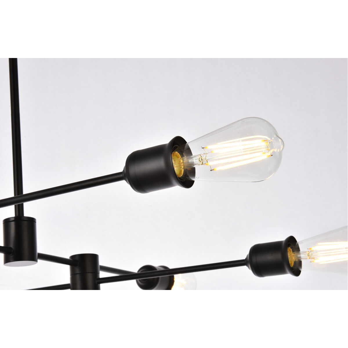 Xavier 6 Light 31 inch Black Pendant Ceiling Light