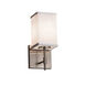 Textile LED 4.5 inch Polished Chrome Wall Sconce Wall Light