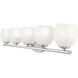 Colette Vanity Wall Light in Brushed Nickel