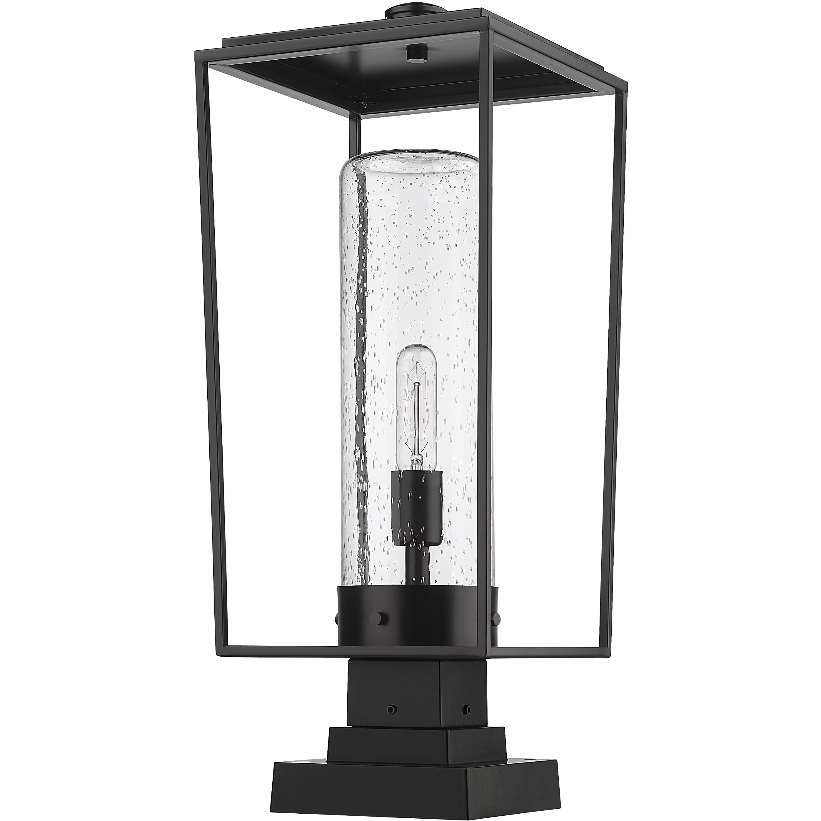 Sheridan 1 Light 24.75 inch Black Outdoor Pier Mounted Fixture