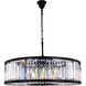 Chelsea 10 Light 44 inch Matte Black Chandelier Ceiling Light, Urban Classic 