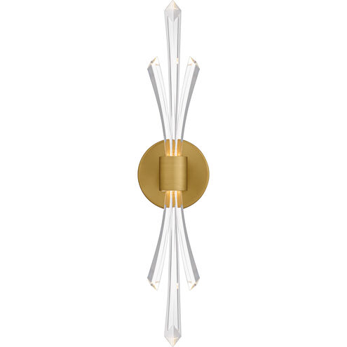 Cecily Wall Sconce Wall Light in Brushed Gold, Small