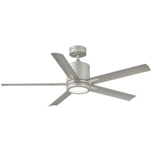 Vail 52 inch Brushed Nickel with Silver Blades Fan