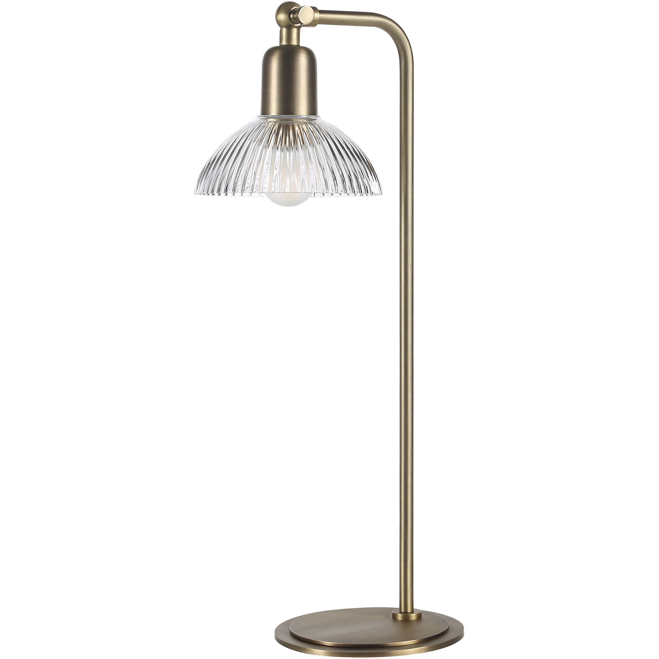 Samos 20.75 inch Antique Brushed Brass Table Lamp Portable Light