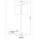 Lumina 23 inch 60 watt Matte Black Table Lamp Portable Light