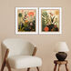 Botanical Embrace Green and Orange and Multi and Red Framed Art, Propac