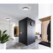 Brunswick LED 17.25 inch Black Flush Mount Ceiling Light