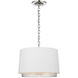 Marie Flanigan Sydney LED 14 inch Polished Nickel Pendant Ceiling Light, Small