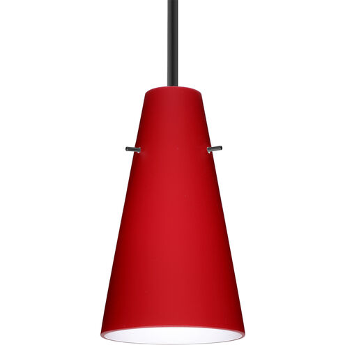 Cierro 1 Light Black Stem Pendant Ceiling Light