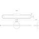 Marlon LED 23.25 inch Brushed Nickel Bath Vanity Light Wall Light