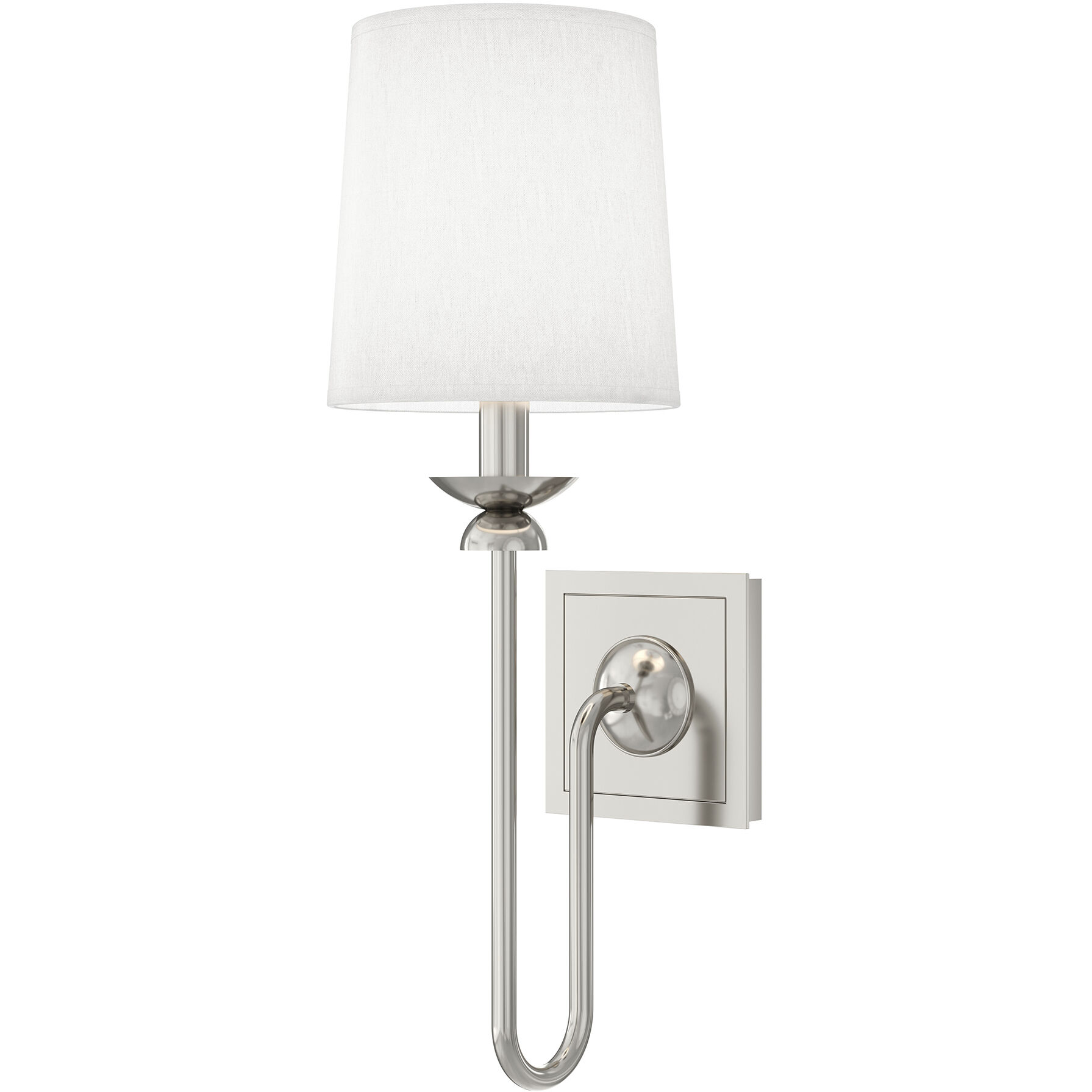 William 1 Light 5.25 inch Polished Nickel Wall Sconce Wall Light