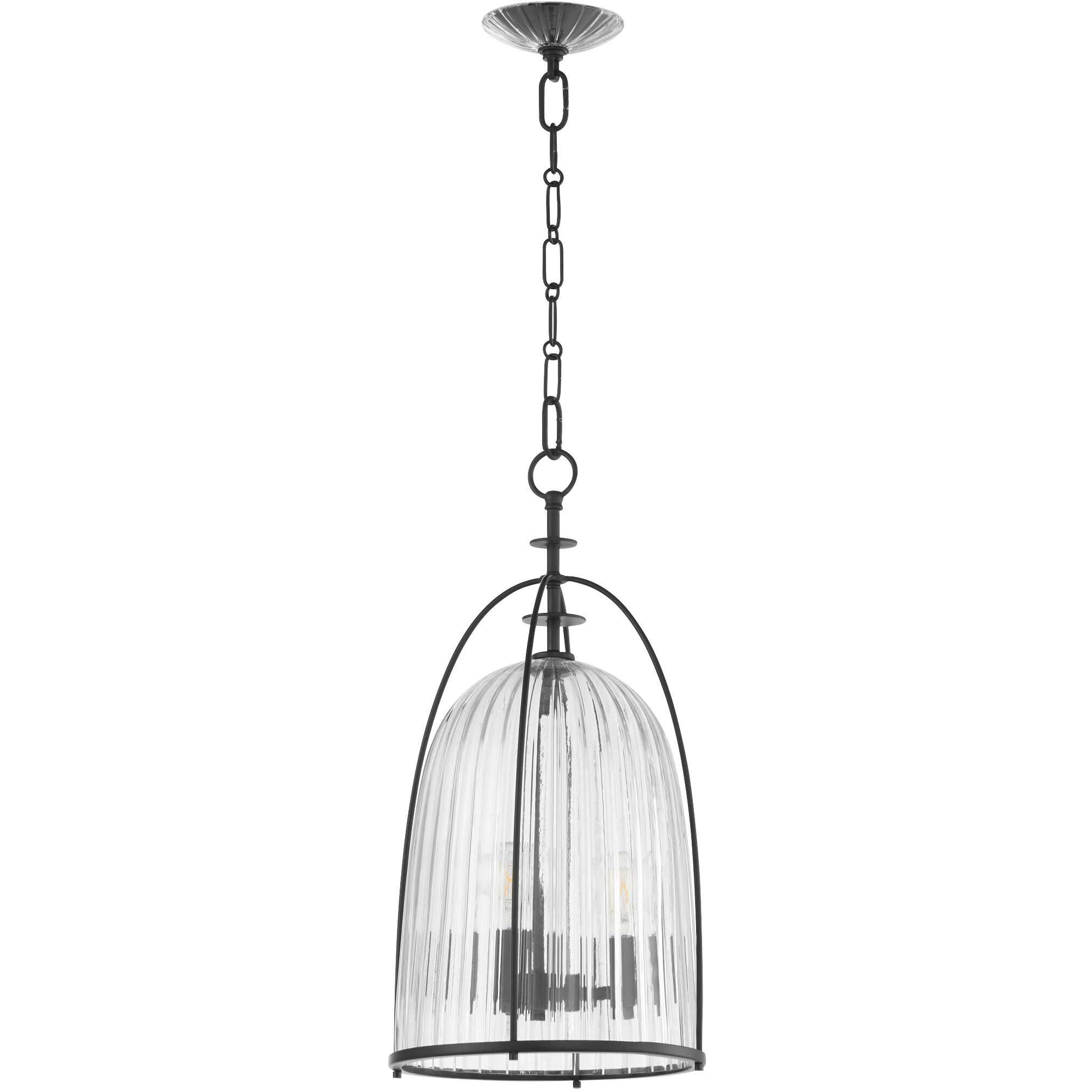 Alice 3 Light 11.25 inch Matte Black Pendant Ceiling Light