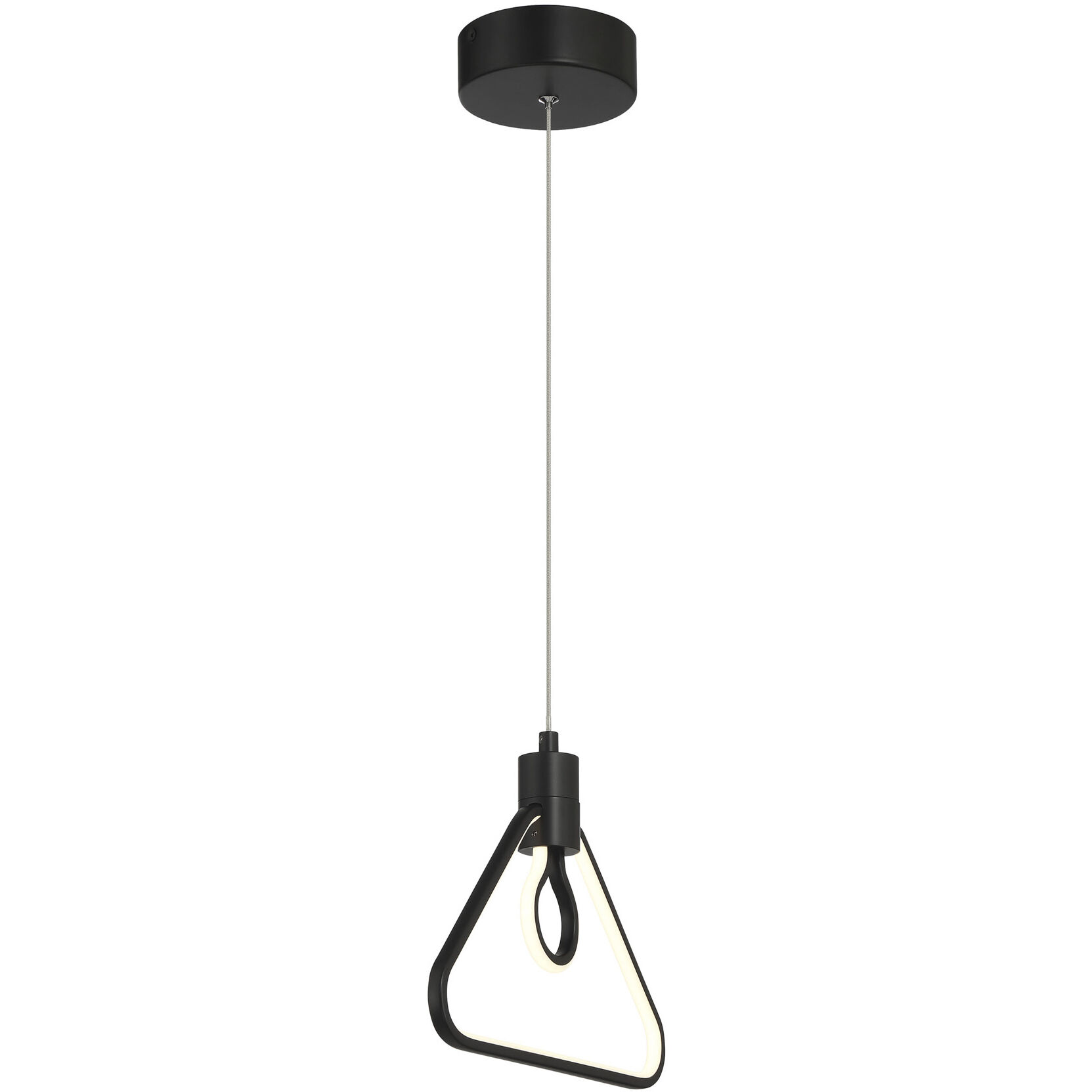 Edison's Outline LED 11.25 inch Coal Pendant Ceiling Light