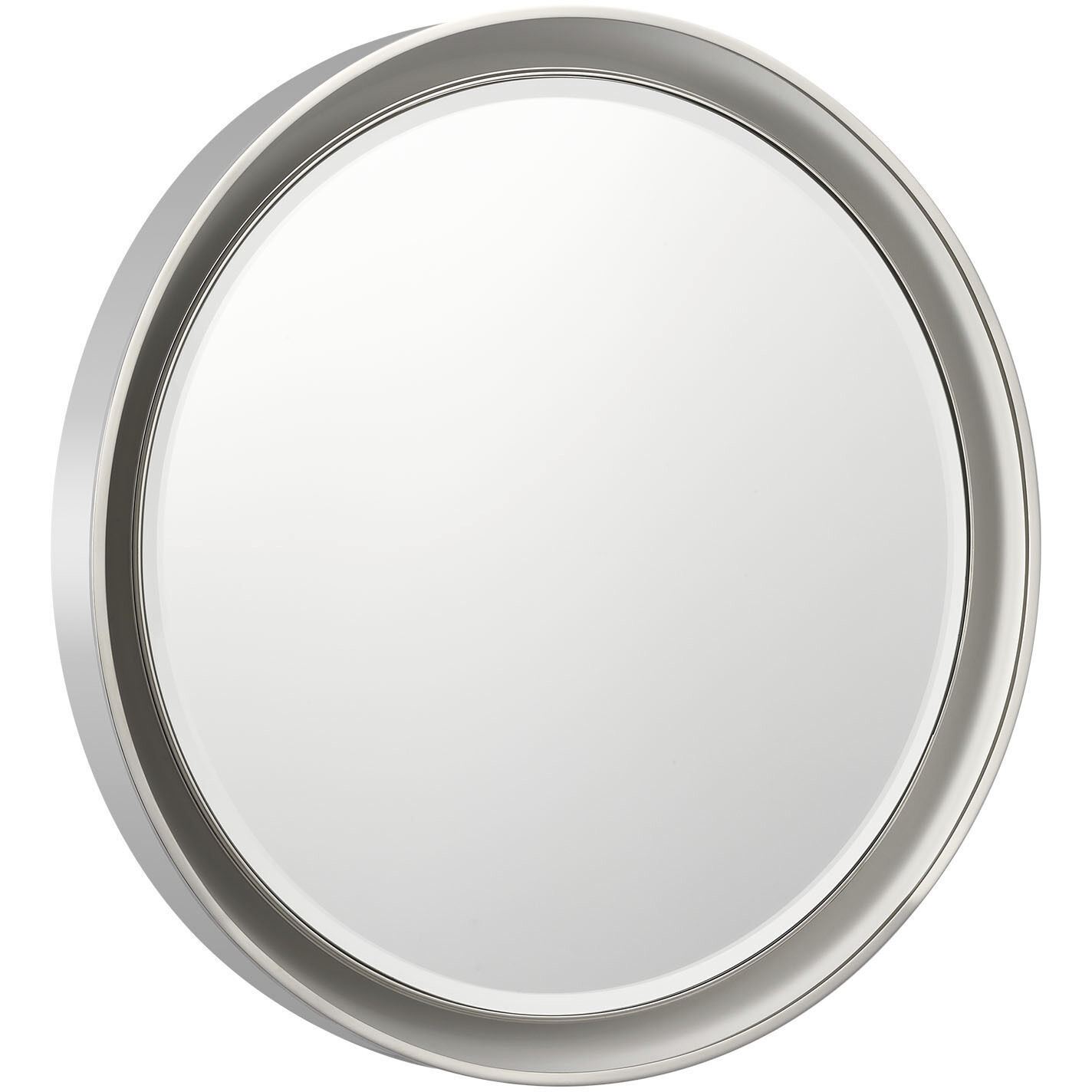 Thomas O'Brien Tricia 24 X 24 inch Polished Nickel Illuminated Round Mirror