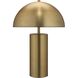 Felix 22 inch 40 watt Antique Brass Table Lamp Portable Light