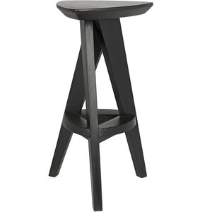 Twist 26.5 inch Charcoal Black Counter Stool