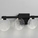Axiom 4 Light 30 inch Black Vanity Light Wall Light