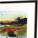 Long Way Home Green and Black and Blue and Red Framed Art