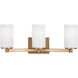 Hettinger LED 20.5 inch Satin Brass Wall Bath Fixture Wall Light