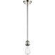 Paladin 1 Light 7.13 inch Polished Nickel Mini Pendant Ceiling Light