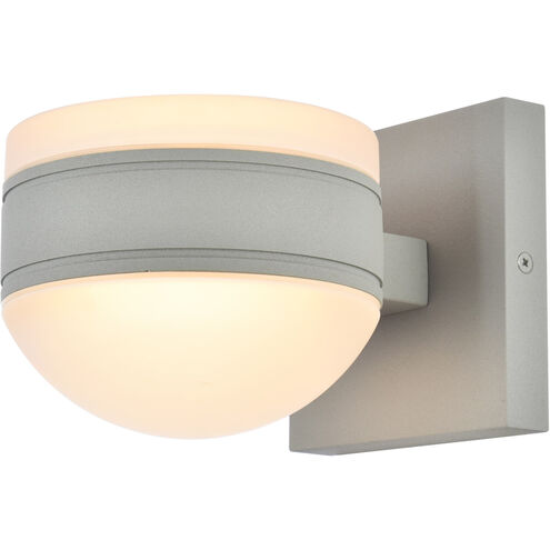 Raine Outdoor Wall Light in Silver