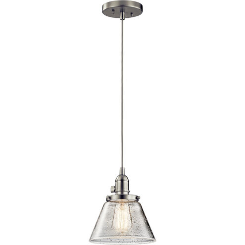 Avery 1 Light 8 inch Brushed Nickel Mini Pendant Ceiling Light