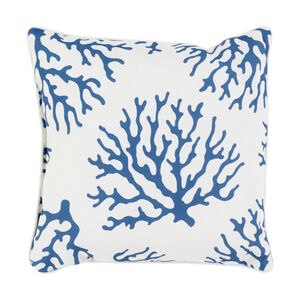River 16 X 16 inch Navy/Ivory Pillow Cover