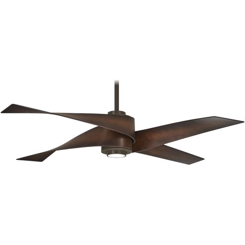 Artemis IV 64 inch Oil Rubbed Bronze with Tobacco Blades Ceiling Fan