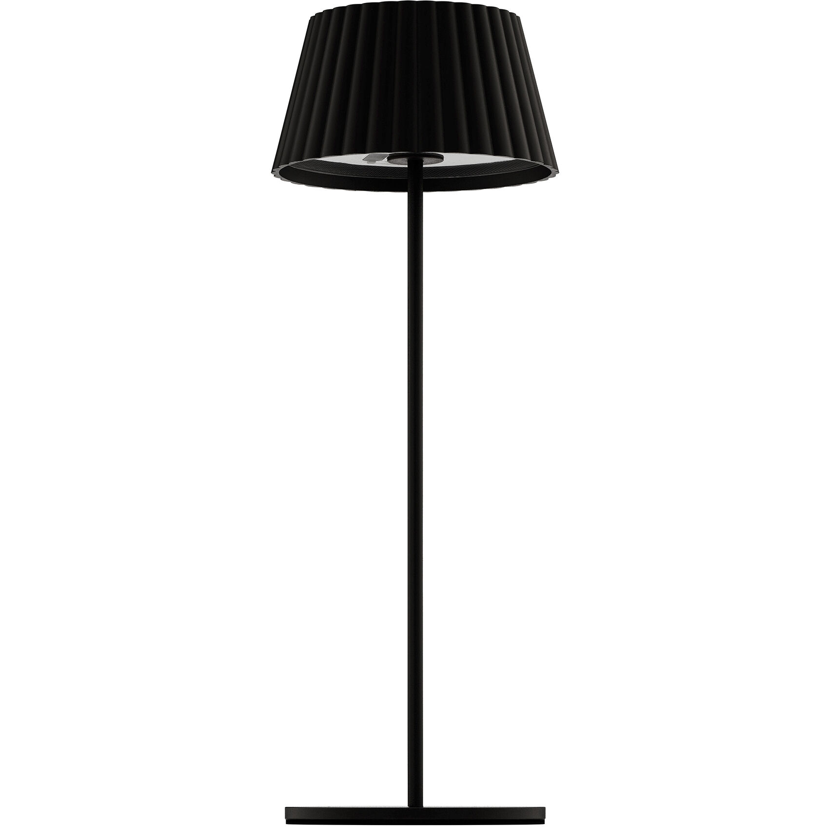 Pleat 14.75 inch 2.00 watt Black Rechargeable Table Lamp Portable Light, WAC Limited