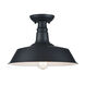 Scacchi 1 Light 14 inch Dark Grey Flush Mount Ceiling Light