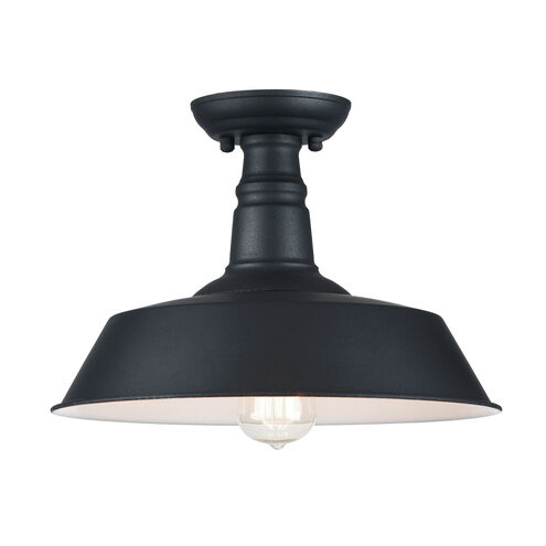 Scacchi 1 Light 14 inch Dark Grey Flush Mount Ceiling Light