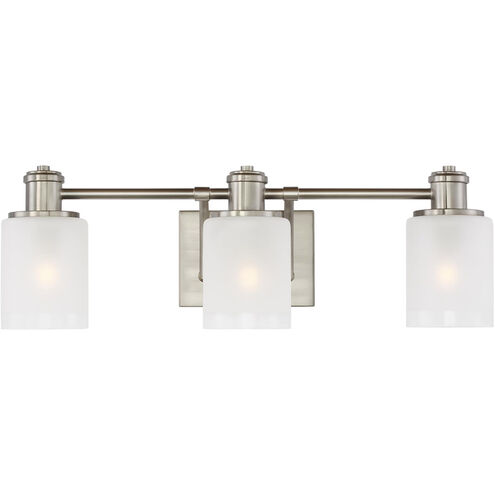 Norwood 3 Light 24 inch Brushed Nickel Wall Bath Fixture Wall Light