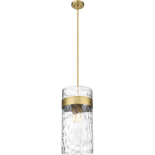 Fontaine 4 Light 13 inch Rubbed Brass Pendant Ceiling Light in Rubbed Bronze