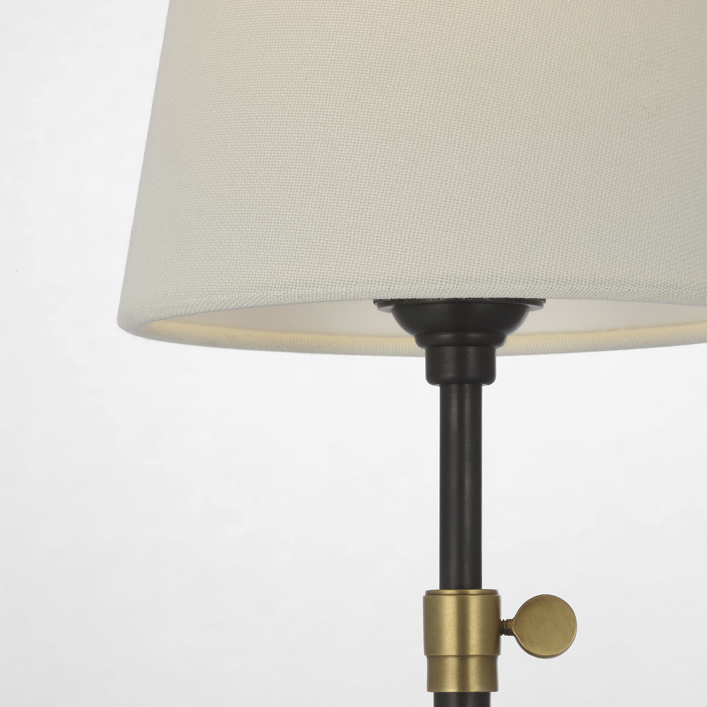 Thomas O'Brien Bryant 24.5 inch 1.6 watt Bronze and Hand-Rubbed Antique Brass Adjustable Cordless Table Lamp Portable Light