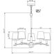 Eathan 5 Light 24.75 inch Chrome Chandelier Ceiling Light