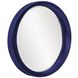 Ellipse 39 X 35 inch Navy Mirror