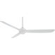 Rudolph 52 inch Flat White Ceiling Fan