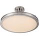 Cameron 1 Light 24 inch Polished Nickel Semi-Flush Mount Ceiling Light