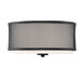 Modern 3 Light 14.75 inch Matte Black Flush Mount Ceiling Light