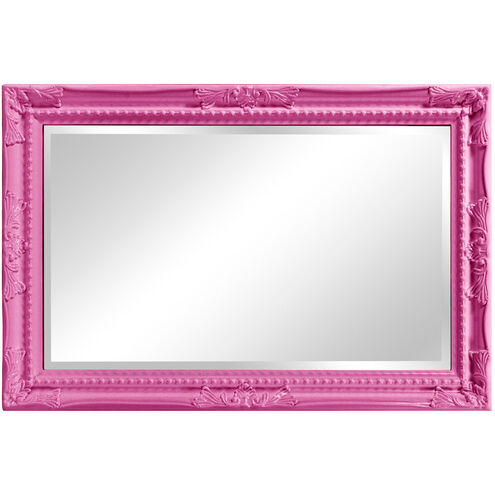 Queen Ann 33 X 25 inch Glossy Hot Pink Wall Mirror