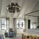 Ardesia LED 38 inch Black Pendant Ceiling Light