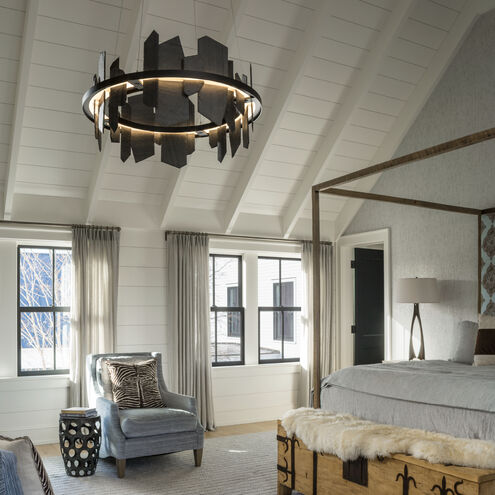 Ardesia LED 38 inch Black Pendant Ceiling Light
