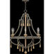 Cordoba LED 26 inch Distressed Iron Chandelier Ceiling Light