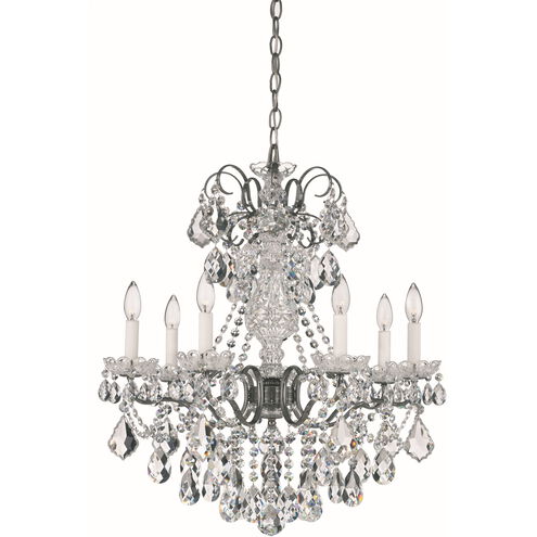 New Orleans 7 Light 24 inch Black Pearl Chandelier Ceiling Light in Heritage