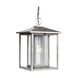 Hunnington 1 Light 9 inch Weathered Pewter Outdoor Pendant
