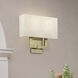 Monroe 2 Light 13 inch Antique Brass ADA ADA Sconce Wall Light