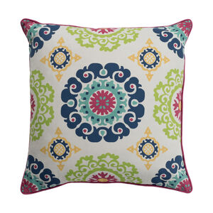 Technicolor 18 X 18 inch Navy and Lime Pillow Kit