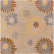 Athena 117 X 117 inch Gray and Green Area Rug, Wool