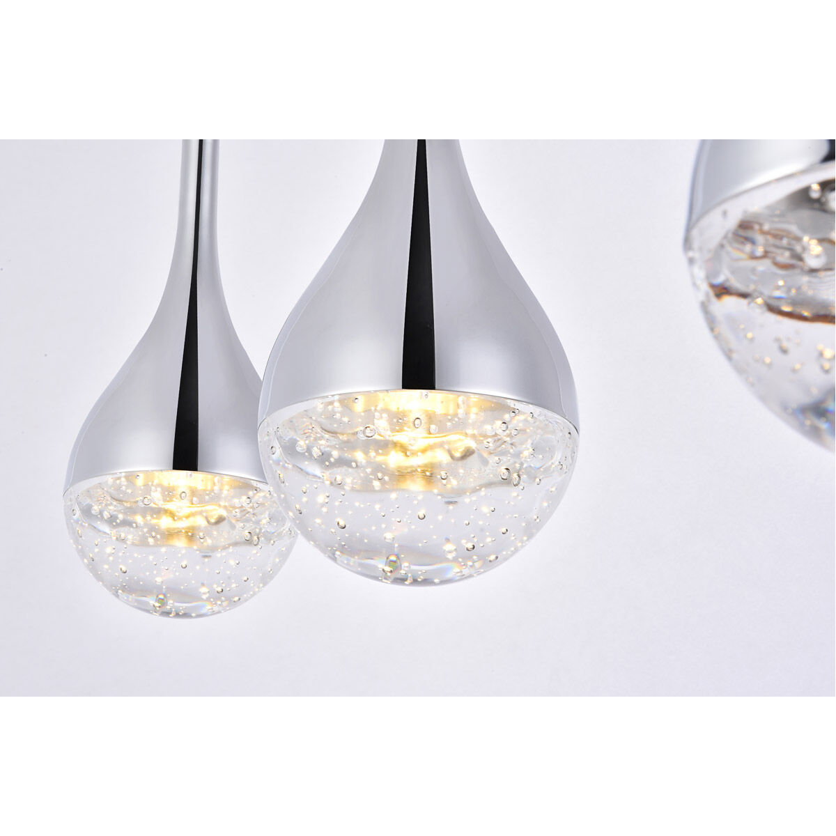 Amherst LED 24 inch Chrome Chandelier Ceiling Light