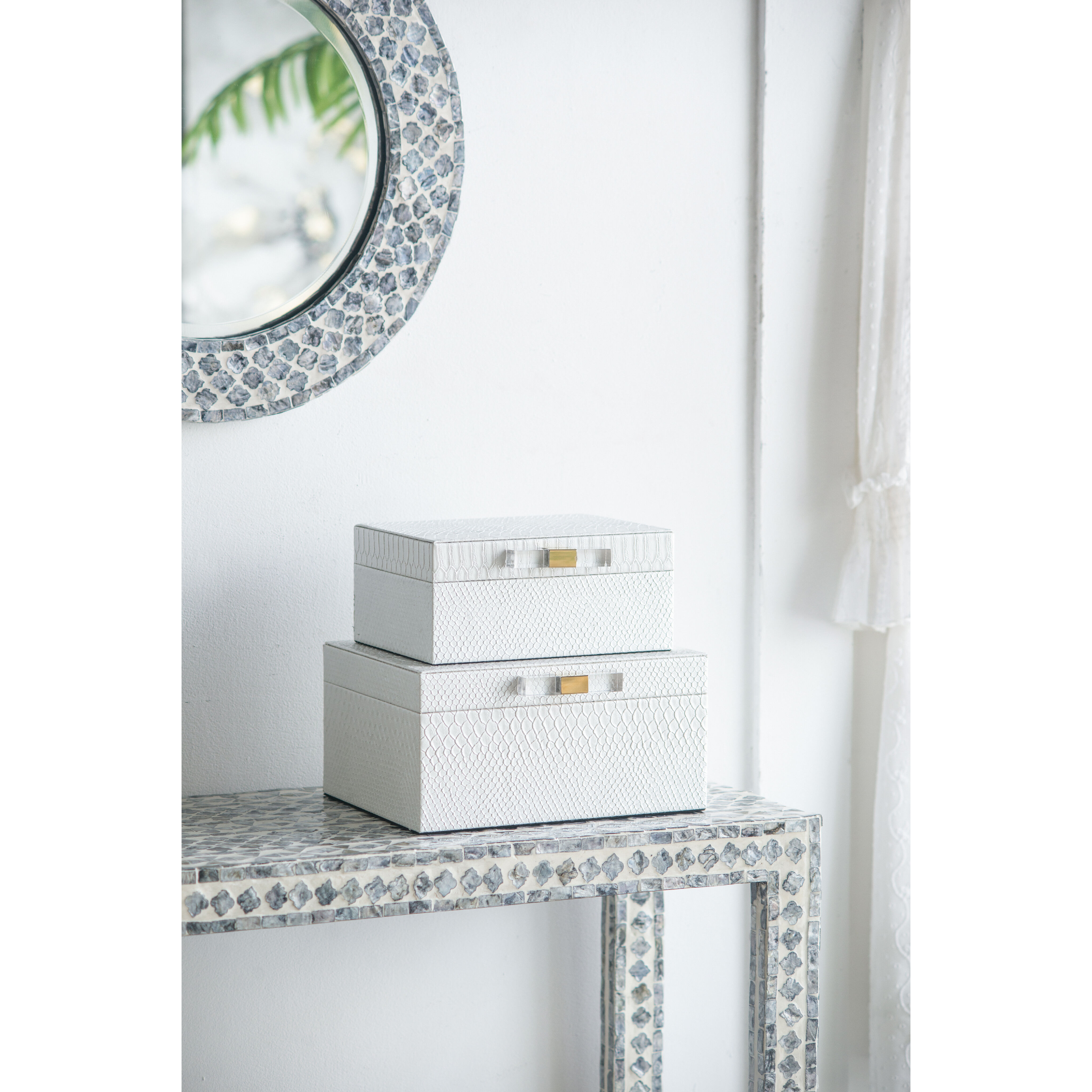 Helga 9 X 6.7 inch White Box